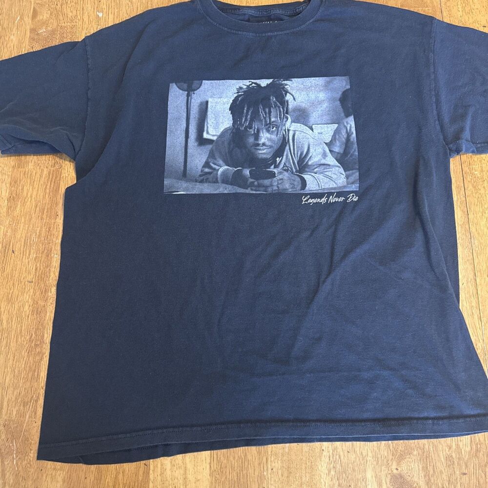 Juice WRLD Legend Never Die XL T-shirt Hip Hop Memorial Tee